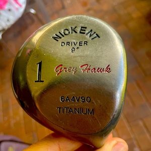 Nickent Grey Hawk Titanium Driver 9* / RH / Regular